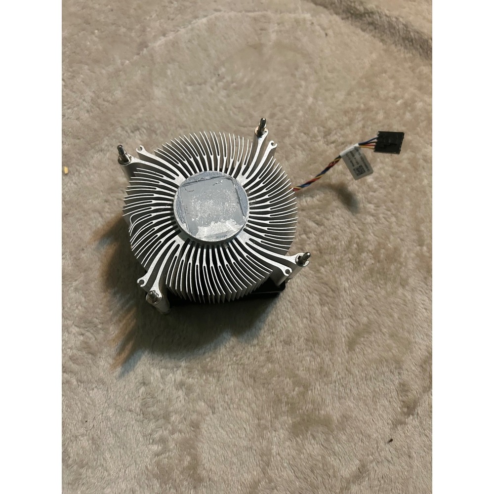 Dell 0D0W1H CPU Heatsink Cooling Fan Assembly Aluminum 4-Pin Connector